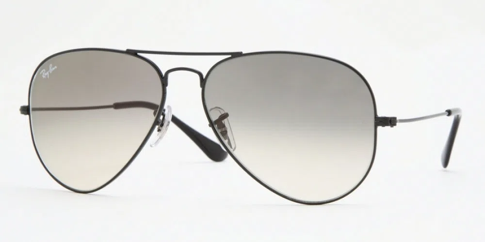 Ray Ban RB 3025 Aviator Large Metal Sunglasses - Medium - 58mm - Silver - view 65
